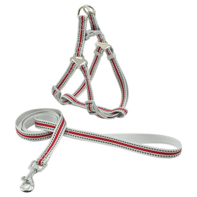 Strip Design Dog Leash and Back Set for Pet