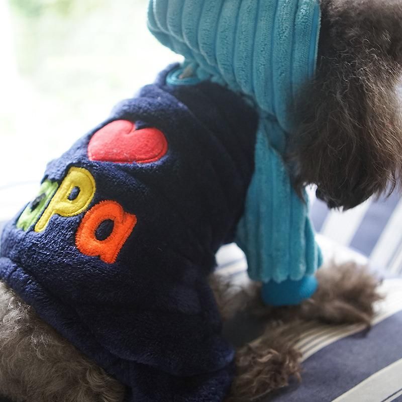 Winter Cotton Xxs-L Size, Pet Outfits Puppy Jumpsuit Small Dog Pajamas Clothes//
