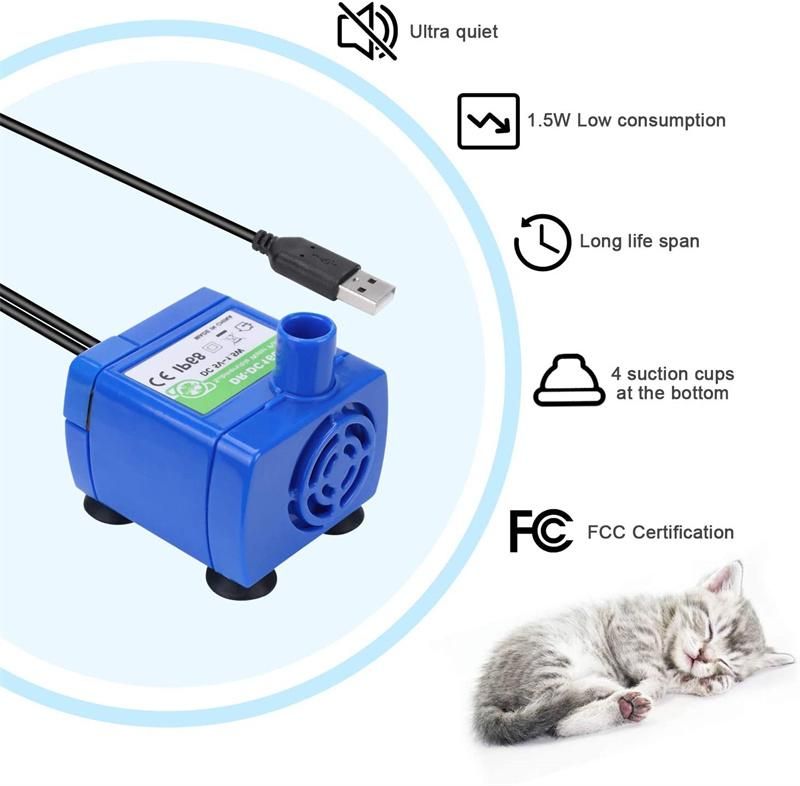 New Funny Automatic Intelligent Flower Spray Pet Standing Fountain Feeder Filter Pet Water Dispenser for Dog Cat