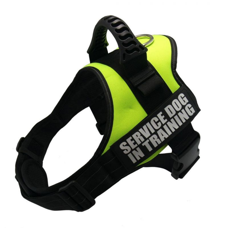 Explosion-Proof Rushed No Pull Outdoor Control Handle Safety Pet Vest Adjustable Reflective Dogs Harness