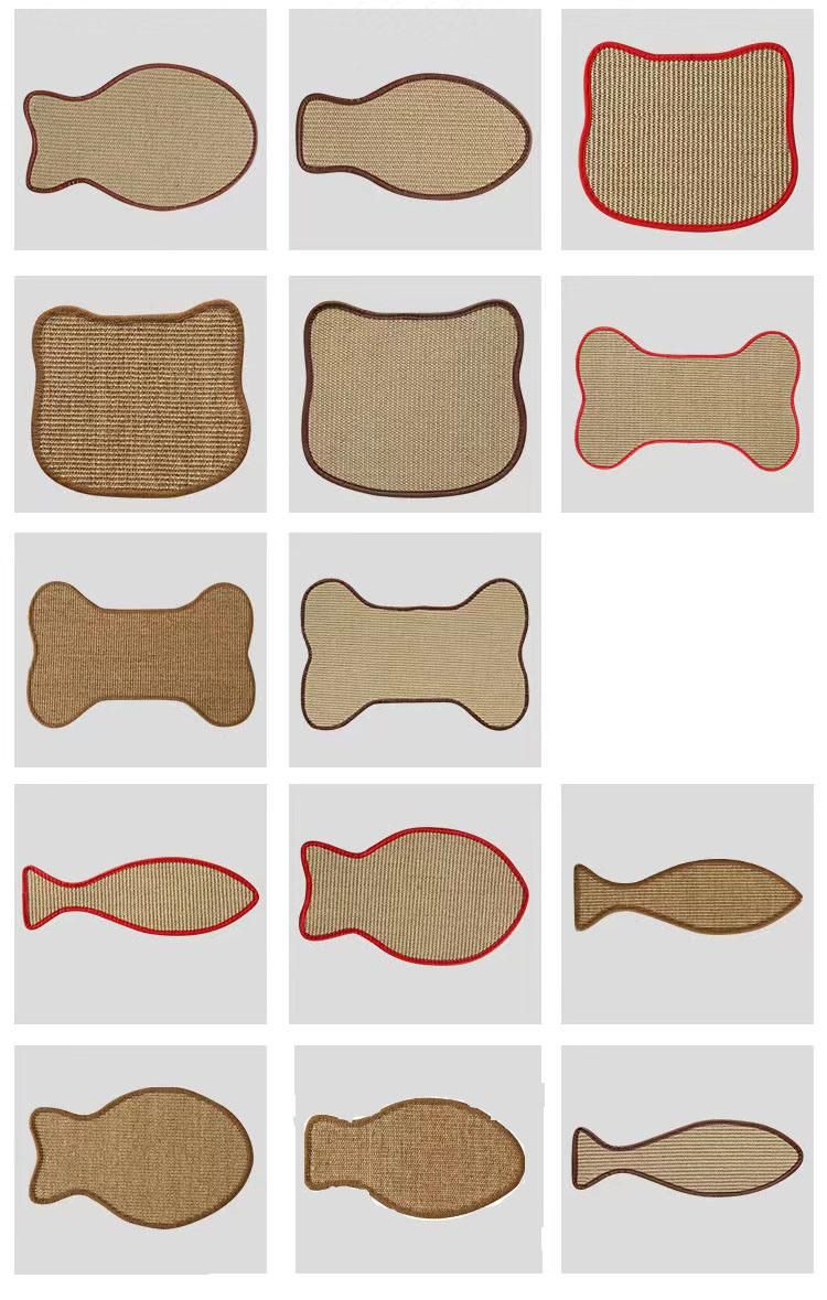 Natural Sisal Carpet Cat Play Rug Scratching Mat Pets training Carpet