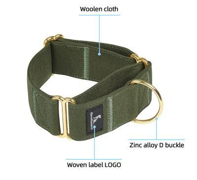 Wholesale Pet Accessories Metal Buckle Adjustable Quick Release Dog Collar