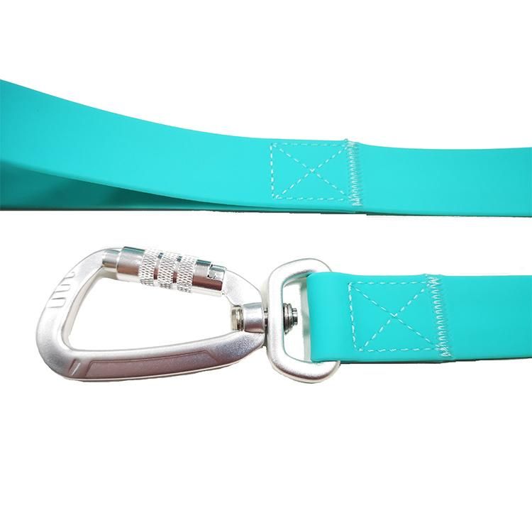 New Design PVC Coated Waterproof Dog Leash with Chrome Hardware