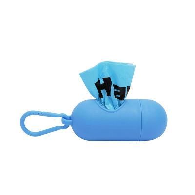 Dog Poop Bag Dispenser Pet Garbage Biodegradable Bag Garbage Dispenser PE 15 Macrons Customized Unscented and Scented 10PCS a Roll Waste Bags