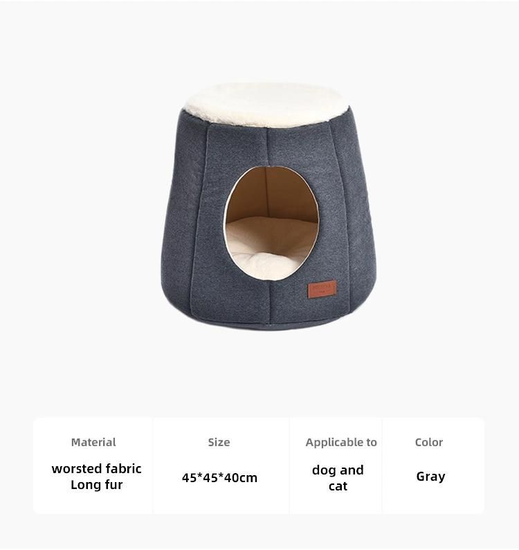 Warm Soft Baby Cat Dog Puppy Cave Pet House Bed