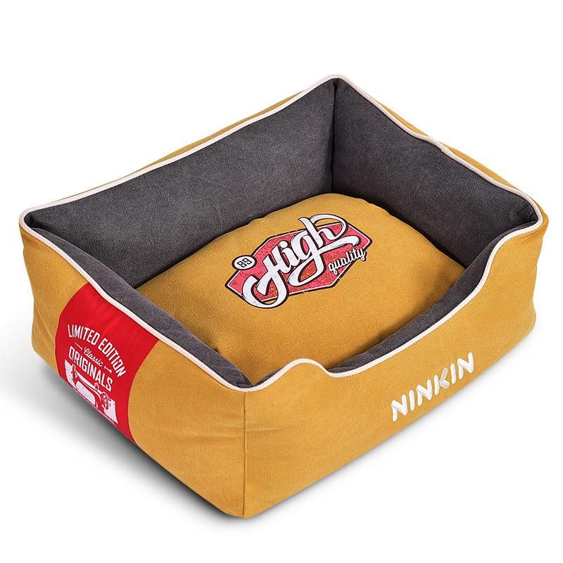 Square Bed for Small and Medium Pet Dog Cat