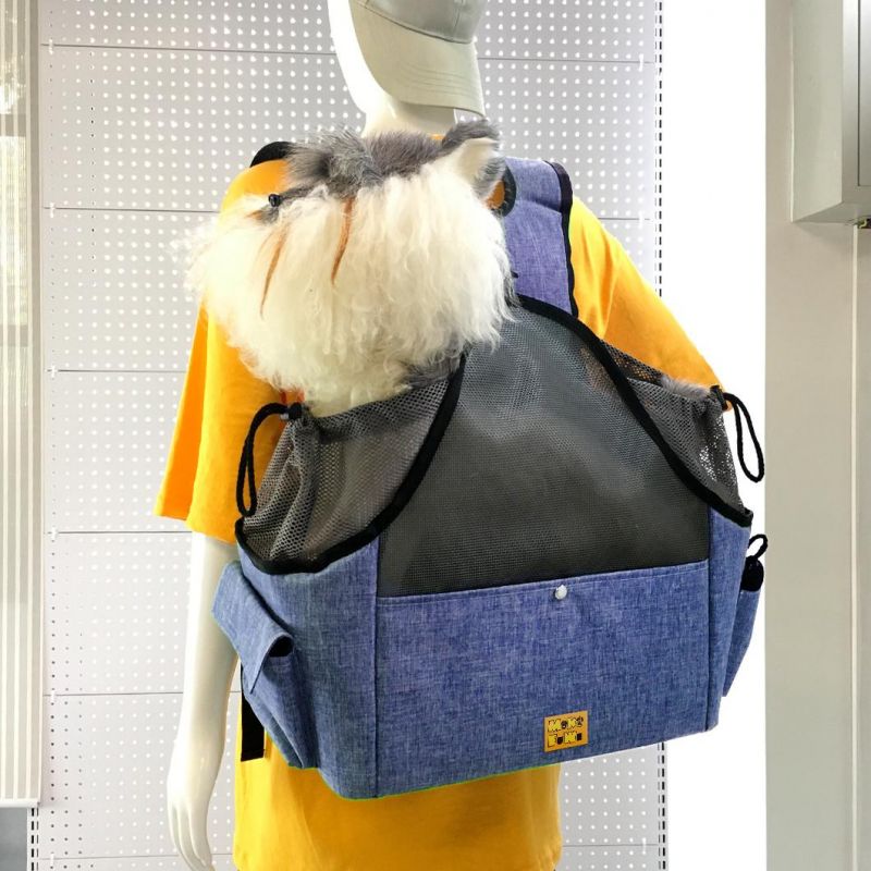 Pet Supply Cation Polyester Pet Backpack Breathbale Design Small Cat Dog Carrier