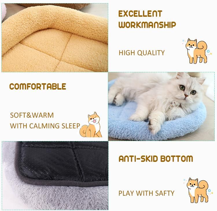 Factory Direct Sales of Simple Warm Multi-Color Square Cat Nest Easy to Clean Pet Supplier