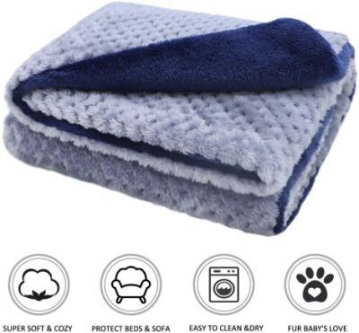 Premium Fluffy Fleece Dog Blanket Cat Blanket