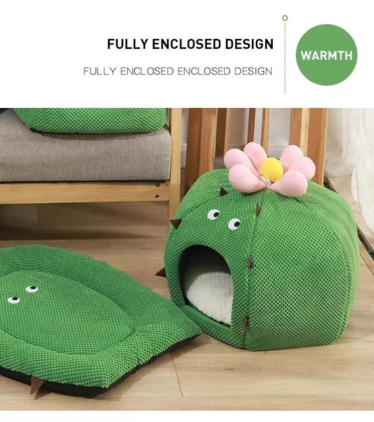 Wholesale High Quality Cactus Pet Nest Cat Bed