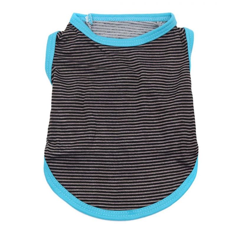 Pet Shirts Cotton Striped T-Shirts for Cat Dog Puppy