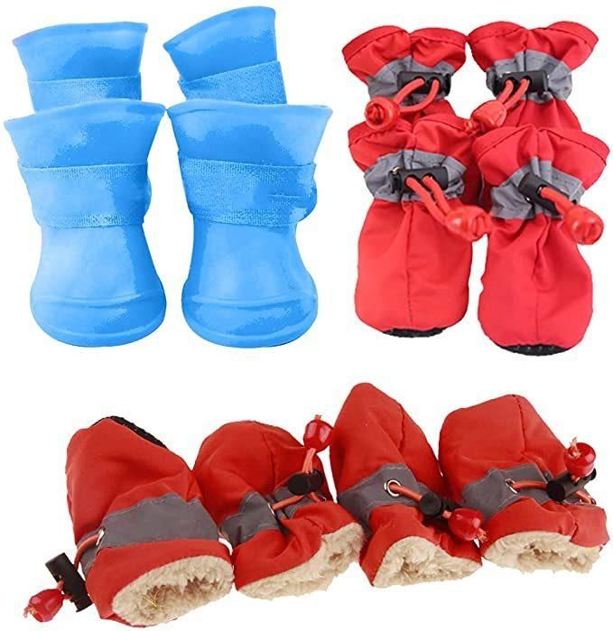 Custom All Seasons Dog Shoes Waterproof Dog Shoes Non-Slip Dog Shoespaw Protector Dog Boots