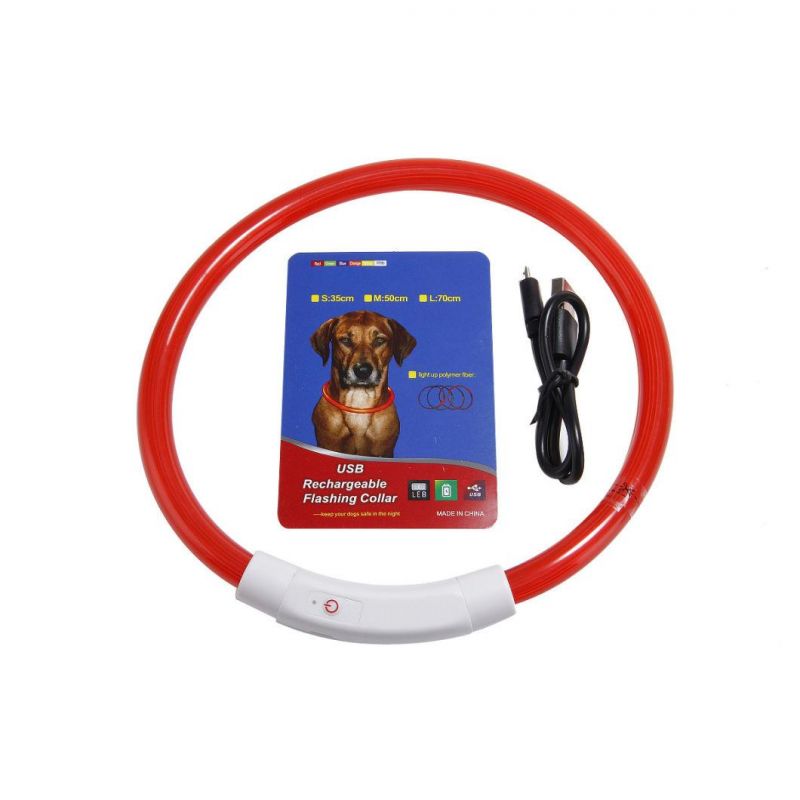 Super Hot Sale LED Rechargeable Dog Collar Light up Dog Collar Pet Collars