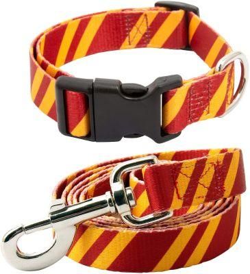 Puppy Wizard School Printing Adjustable Collars with Funny Leash for Pets Dogs Cats Small Medium Large Pet