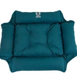 Wholesale Raised Dog Bed Waterproof Breathable Rattan Dog Bed Oxford Fabric Bolster Dog Beds Furniture Luxury Orthopedic
