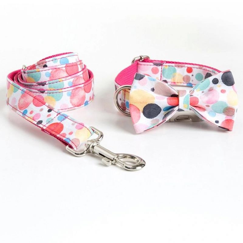 Wholesale Luxury Personalized Custom Printing Metal Logo Buckle Pet Dog Collar