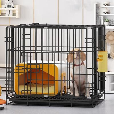Double Open Door Pet Metal Dog Cage