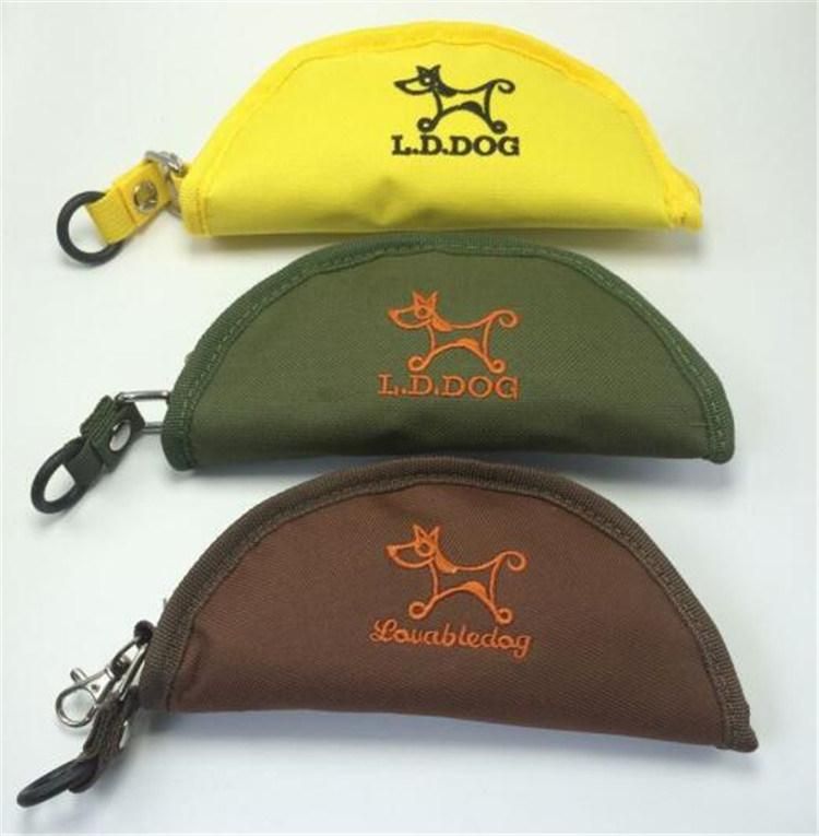 Hot Sales Wholesale Silicone Folding Dog Bowl with Metal Ring