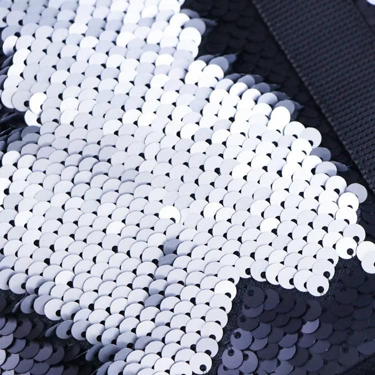 Retractable Silver Sequin Characteristic Dog Harness