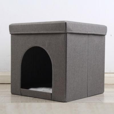 Multi-Functional Cat Scratching Board Cat Bed and Folding Cat House