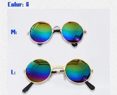 Color Frame Foldable Cheap Pet Accessories to Dog Cat Sunglasses