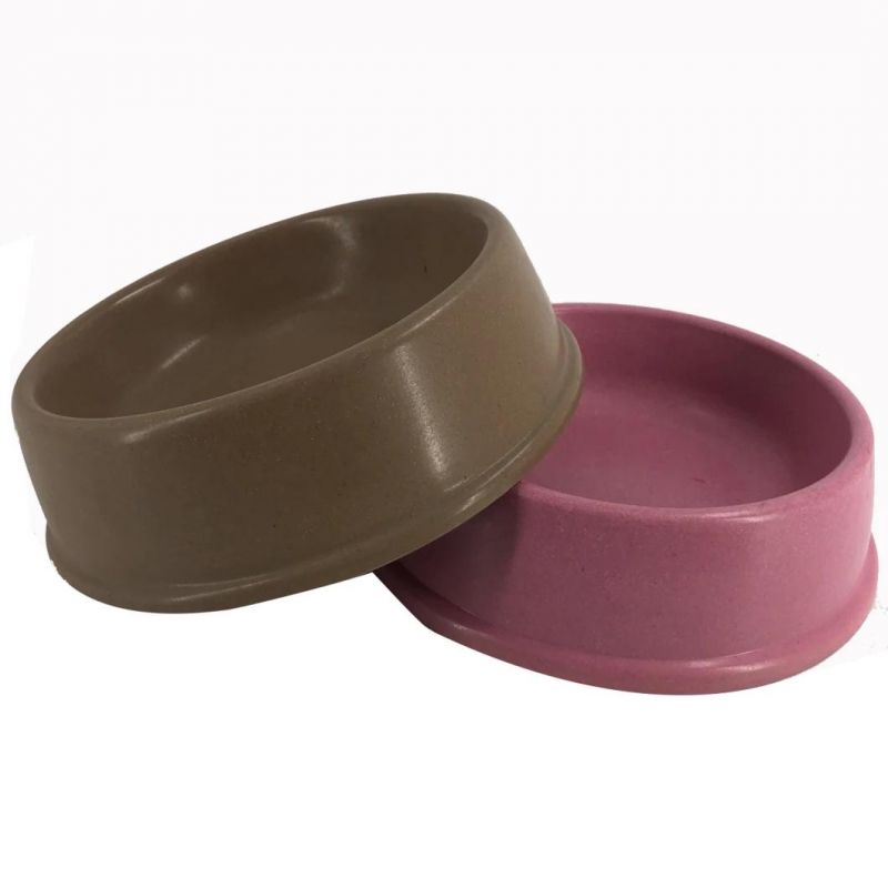 Biodegradable Bamboo Fiber Customized Logo Dog Pet Bowl