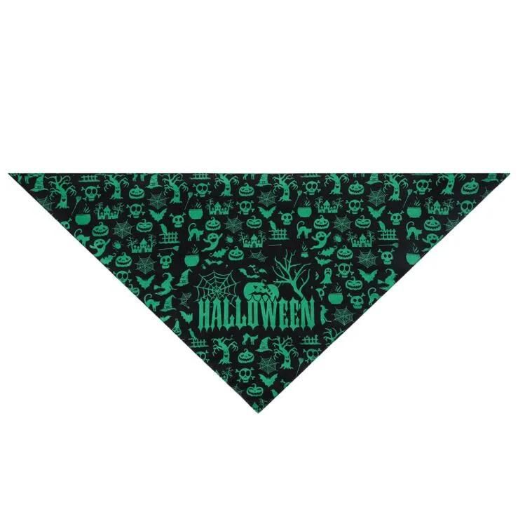 Festival Custom Halloween Adjustable Soft Pet Triangle Scarf Dog Bandana