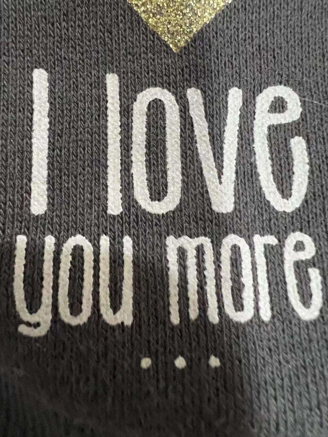 "I Love You More"Printing Dog Hoodie Puppy Clothes Wholesale Pet Accessoreis