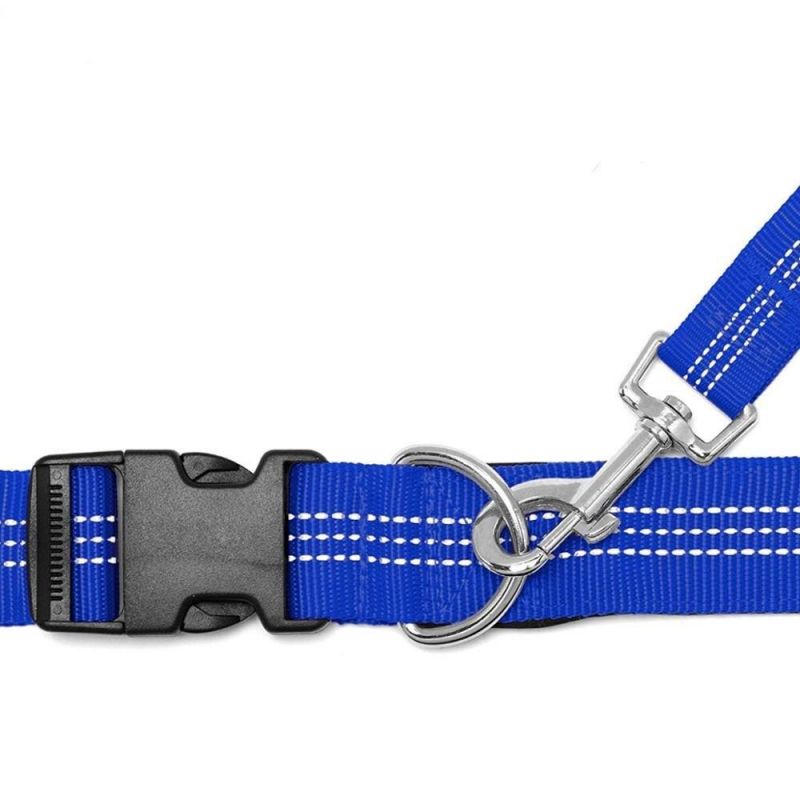 Reflective Stitching Durable Hands Free Bungee Dog Leash for Running Dog
