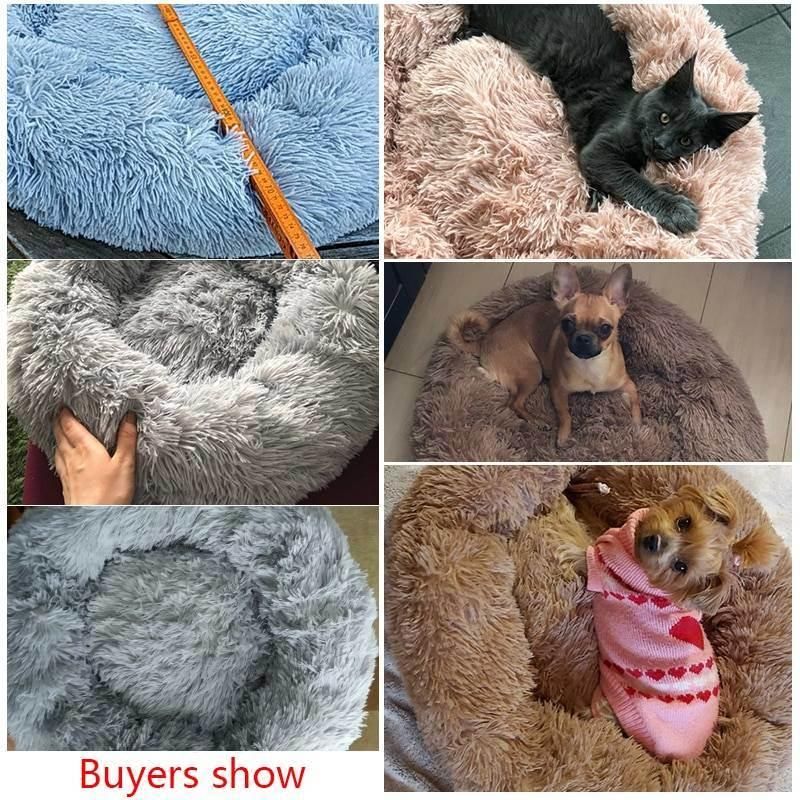 Easy Clean Pet Supply Super Soft Shag Pet Cat Dog Bed