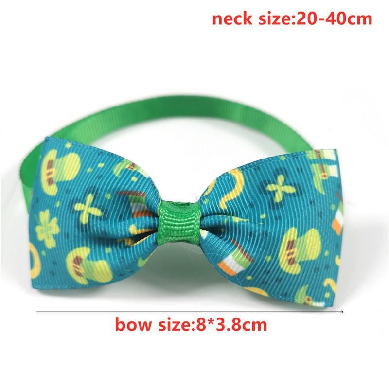 Cute Puppy Pet Grooming Products Handmade Pet Hair Accessories Bow Dog Bowknot Hair Bows with Clips Rubber Bands