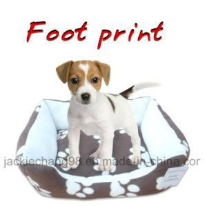 Printed Polar Fleece Dog Bed