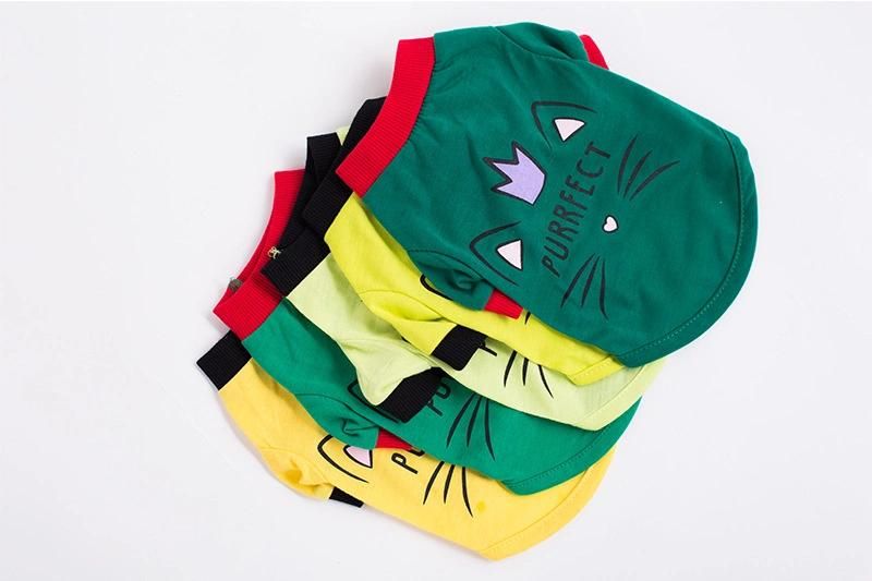 Manufacturer Supplies New Summer Pet Dog T-Shirt Teddy Bear Schnauzer Thin Small Medium-Sized Dog Clothes