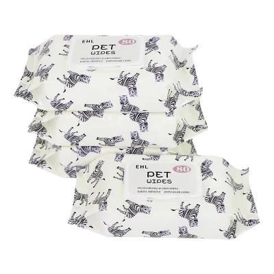 Antibacterial Dog Puppy Multi-Purpose Pet Cleaning Wet Wipes
