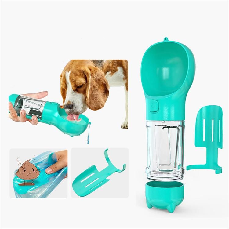 2 in 1 Portable Travel Outdoor Pet Dog Drinking Water Bottle