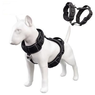 Multifunction Pet Vest Soft Mesh Padding No Pull Detachable Easy Wear Dog Harness with Handle