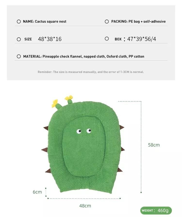 Wholesale High Quality Cactus Pet Nest Cat Bed