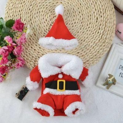 Dog Clothes New Pet Dog Christmas Santa Claus Style Transformed Coat Cat Dog Clothing