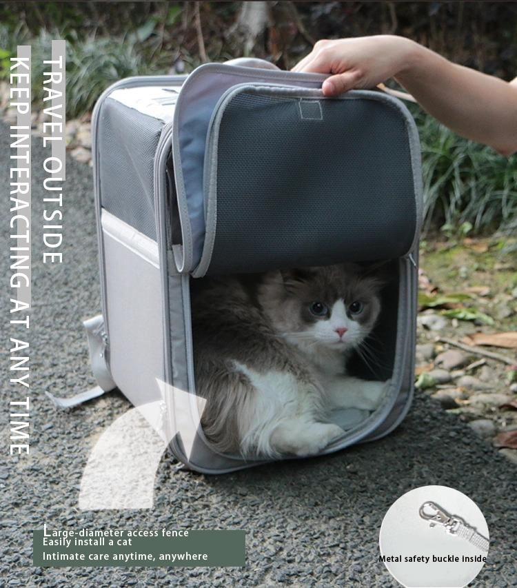 Fashion Luxury Breathable Backpack Bag Cat Pet Carrier Cat Products Mokofuwa