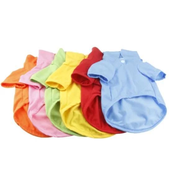 Wholesale Pet Clothes Dogs Summer Pet Clothes Cute Sunflower Vest Puppy Cat T Shirts