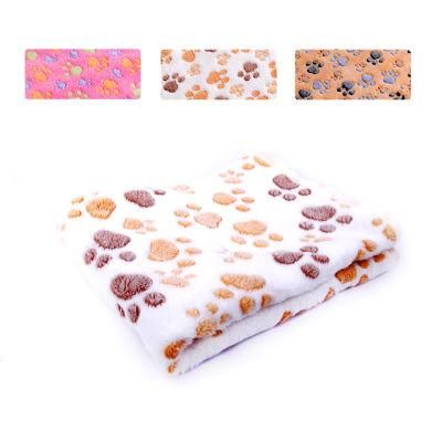 Cute Dog Bed Mats Soft Fleece Warm Pet Blanket Sleeping Beds Cover for Small Medium Dogs Cats