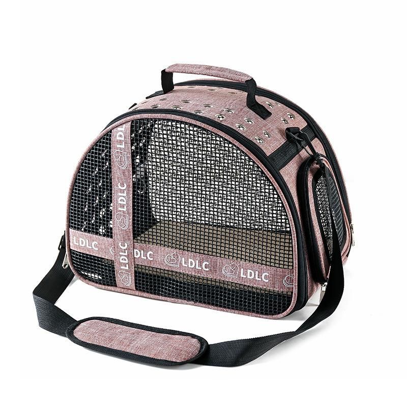 Personalized Pet Carrier Breathable Composite EVA Foldable Pet Carrier Side Door Dog
