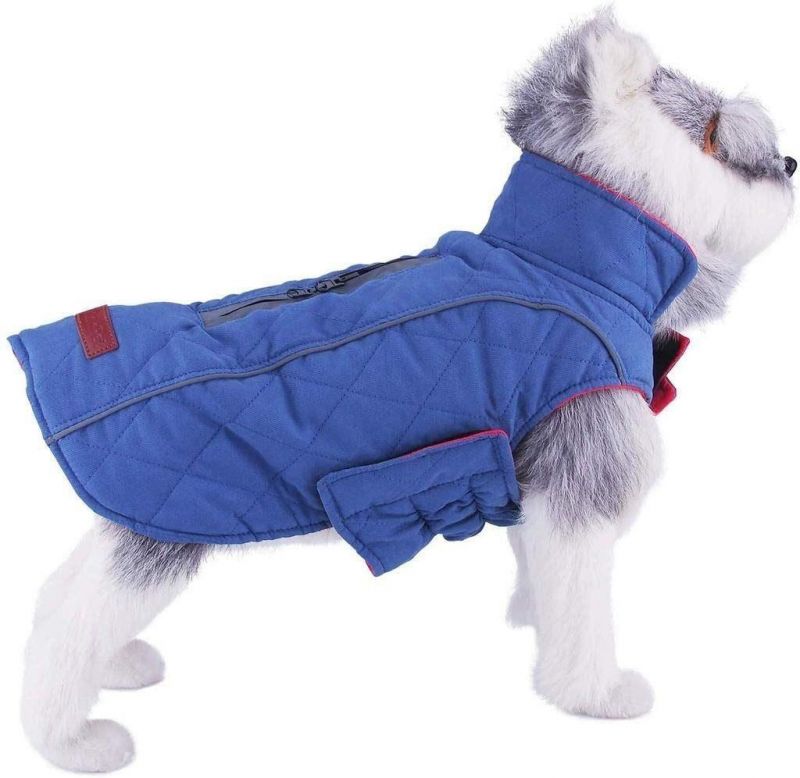Thick Padded Comfortable Warm Reversible Dog Coat