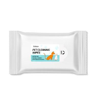 Biokleen Portable Dog Cleaning Cotton Sanitary Wipes Shampo Pet Wet Wipes