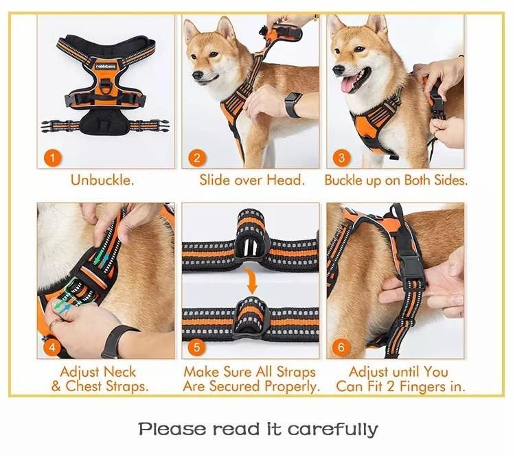 Custom Wholesale Adjustable Dog Pet Products Leather Harness Backpack for Sale