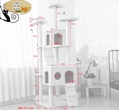 Pet Supplies Factory Wholesale Custom OEM/ODM Cat Climbing Frame Scratch Board Cat House