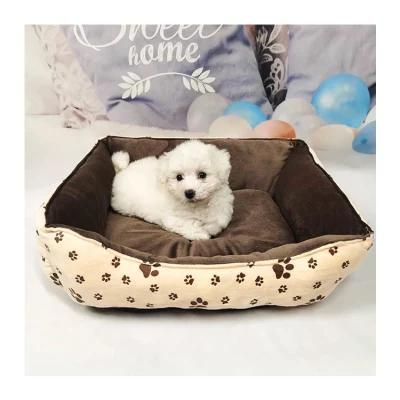Dog Paw Warm Nest Indoor Washable Pet Dog Sofa Bed