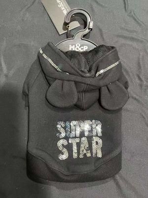 &quot;Super Star&quot;Sequins Embroidery Pet Products Pet Hoodie Dog Hoodie Clothes