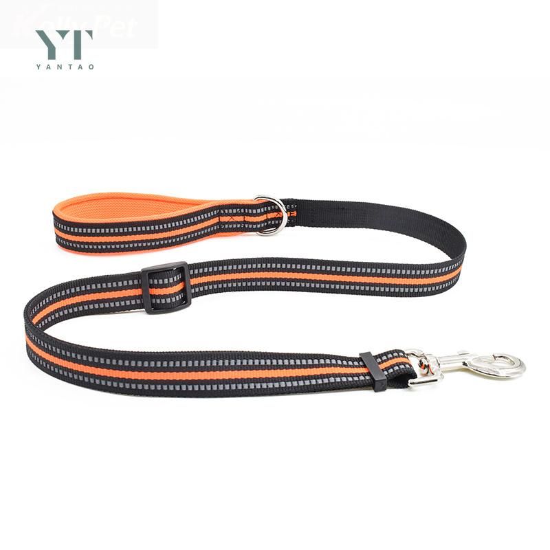 Custom Strong Heavy Duty Simple Mesh Padded Premium Braided Tangle Free Reflective Nylon Pet Dog Leash