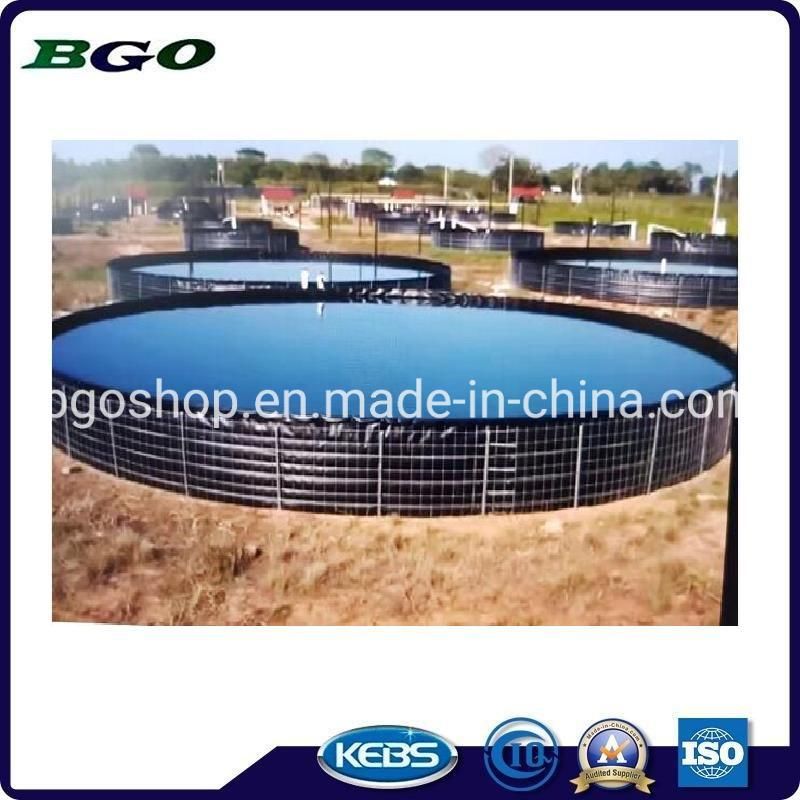 30000L Waterproof PVC Tarpaulin Fish Pond with Steel Mesh Fish Tank